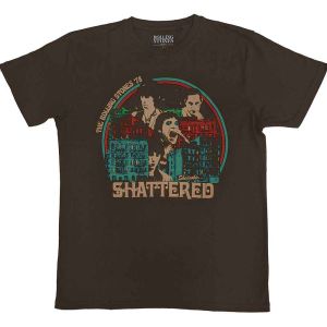 The Rolling Stones: Some Girls Shattered - Brown T-Shirt