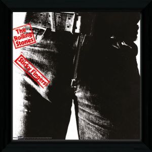 The Rolling Stones: Sticky Fingers Framed Print (30x30cm)