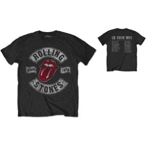 The Rolling Stones: US Tour 1978 (Back Print) - Black T-Shirt