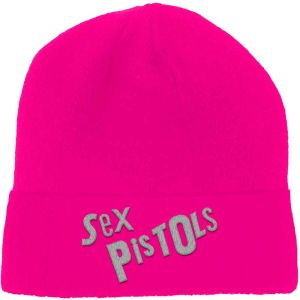 The Sex Pistols: Logo - Pink Beanie Hat Preorder