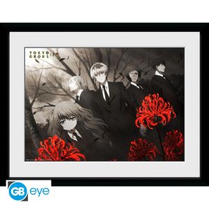 Tokyo Ghoul: Re: "Red Flowers" Framed Print (30x40cm)