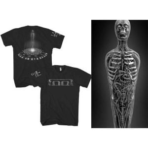 Tool: BW Spectre (Back Print, Sleeve Print) - Black T-Shirt