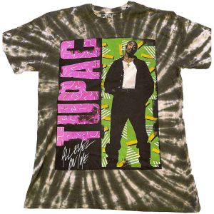 Tupac: All Eyez On Me (Dye Wash) - Green T-Shirt