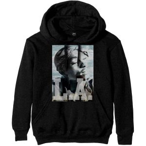 Tupac: LA Skyline - Black Pullover Hoodie