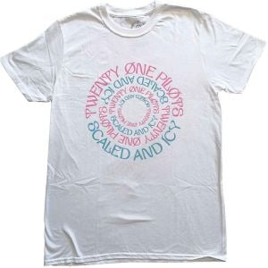 Twenty One Pilots: Circular - White T-Shirt