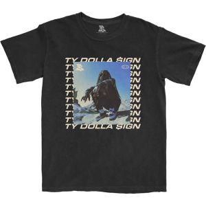 Ty Dolla Sign: Global Square - Black T-Shirt