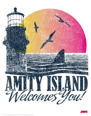 Jaws: Amity Island Welcomes You Limited Edition Art Print Preorder