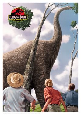 Jurassic Park: Brachiosaurus Limited Edition Art Print Preorder