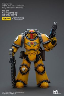 Warhammer The Horus Heresy: JoyToy Figure - Imperial Fists Legion MkIII Despoiler Squad Sergeant ((1/18 scale)) with Plasma Pistol (12cm) Preorder