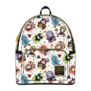 Disney: Villains Tattoo Print Pop By Loungefly Mini Backpack