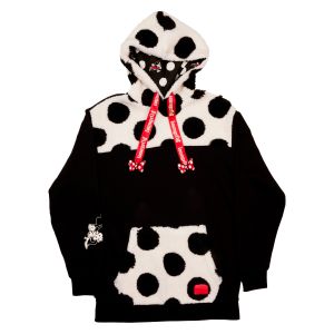 Loungefly Disney: Minnie Rocks The Dots Sherpa Hoodie