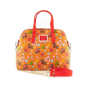 Loungefly Disney: Christmas Gingerbread All Over Print Crossbody Bag