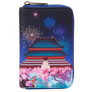 Loungefly Mulan: Castle Zip Around Wallet