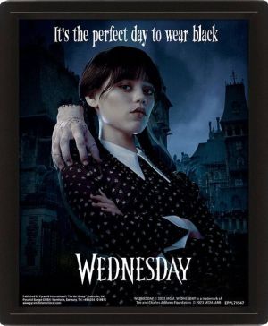 Wednesday: Perfect Day 3D Lenticular Framed Poster (26cm x 20cm) Preorder