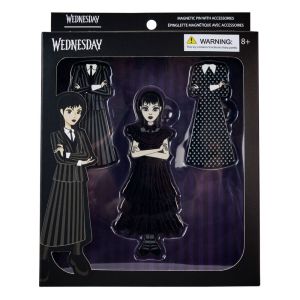 Wednesday: Wednesday Addams Paper Doll Enamel Pins 4-Set (3cm) Preorder