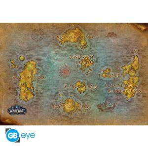 World o Warcraft: Map Poster (91.5x61cm)