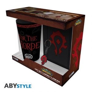 World of Warcraft: 400ml Glass & A6 Notebook & Keyring Gift Set