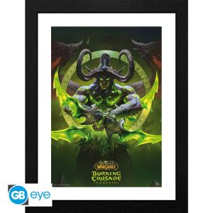 World Of Warcraft: "Illidan" Framed Print (30x40cm)