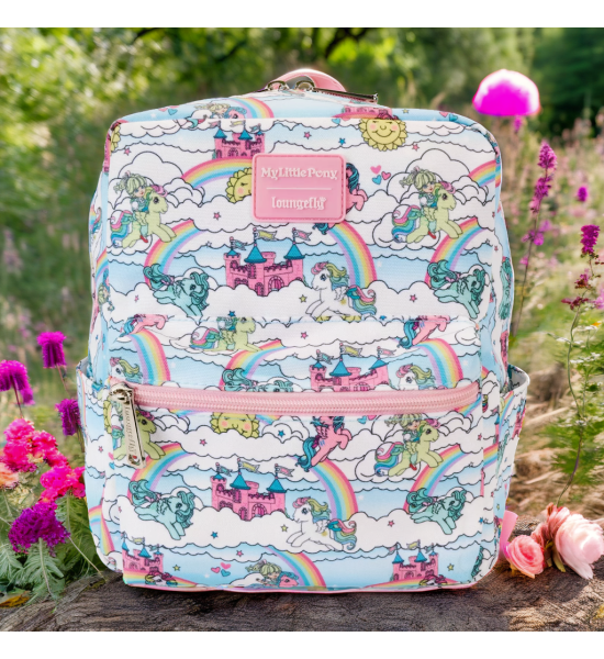 Loungefly: My Little Pony Sky Scene AOP Small Nylon Mini Backpack