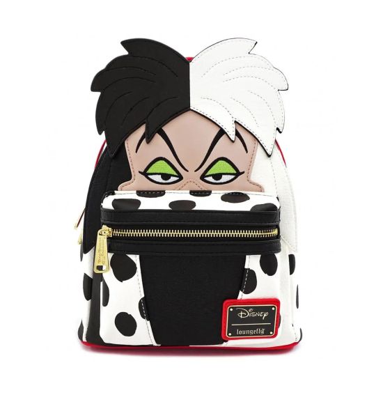 Loungefly Disney 101 Dalmatians Cruella Cosplay Mini Backpack