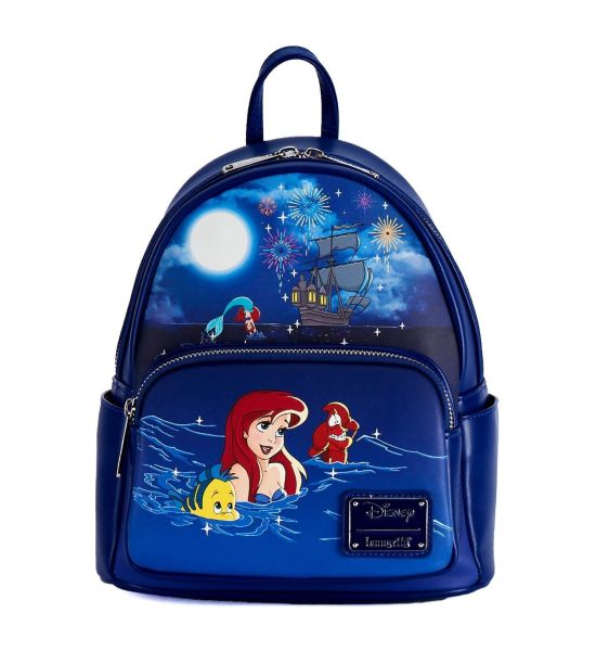 Loungefly Disney The Little Mermaid Ariel Fireworks Light Up Mini Backpack