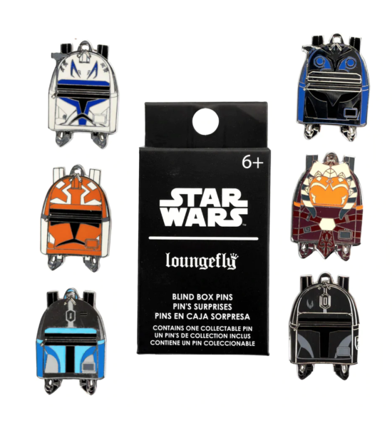 Loungefly Star Wars Helmets Backpacks Blind Box Pins