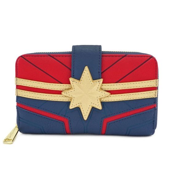 Loungefly Marvel | Captain Marvel Cosplay Zip Around Wallet