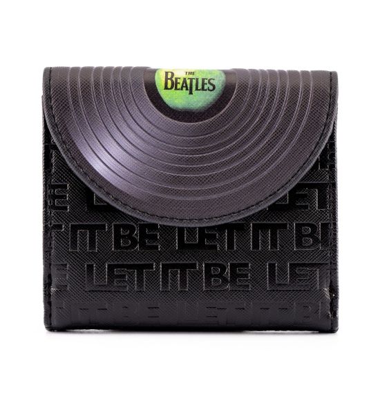 Loungefly The Beatles Let It Be Vinyl Record Zip Around Wallet