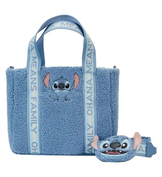 Loungefly: Lilo & Stitch Plush Crossbody with Coinbag