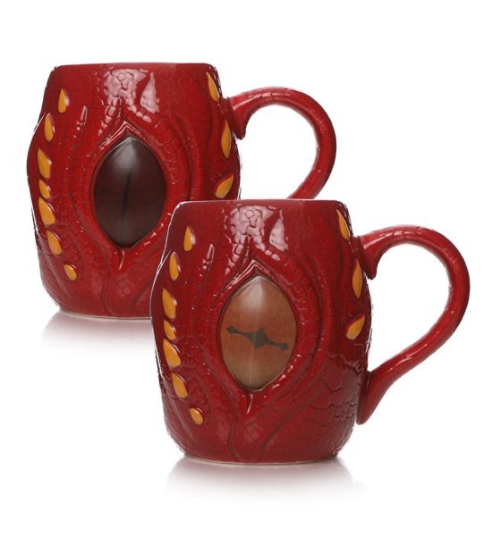 The Hobbit: Awaken The Beast Smaug Heat Change Shaped Mug