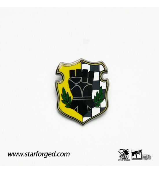 Warhammer 40,000: Heraldries of Chapters Imperial Fists Pin Badge