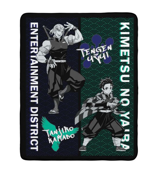 Demon Slayer: Tanjiro & Tengen Blanket