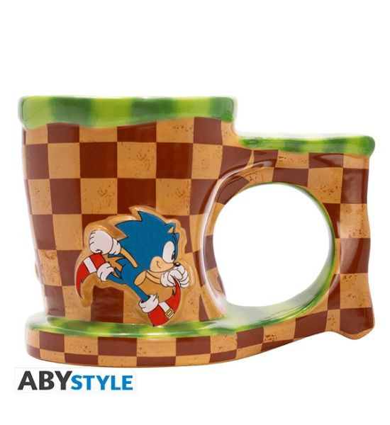 Sonic The Hedgehog: Green Hill Zone 3D Mug