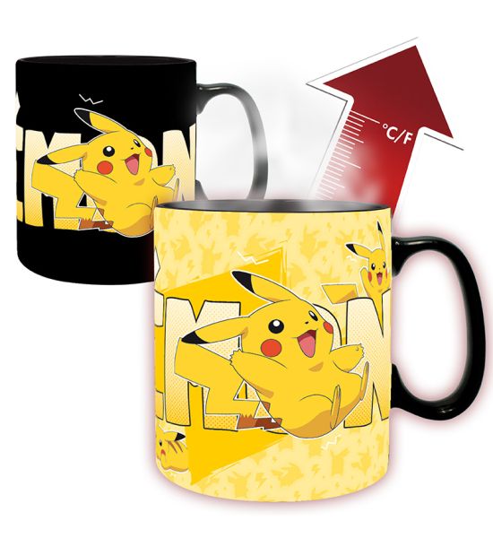 Pokemon Pikachu Heat Change Magic Mug