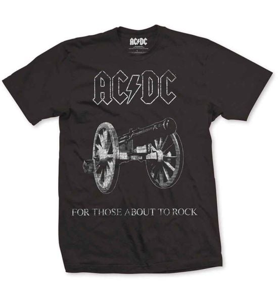 AC/DC: About to Rock - Black T-Shirt