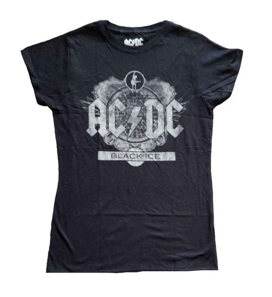 AC/DC: Black Ice - Ladies Black T-Shirt