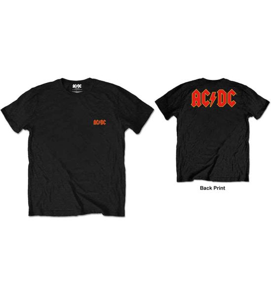 AC/DC: Logo (Back Print) - Black T-Shirt