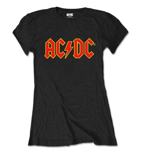 AC/DC: Logo - Ladies Black T-Shirt