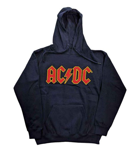 AC/DC: Logo - Navy Blue Pullover Hoodie