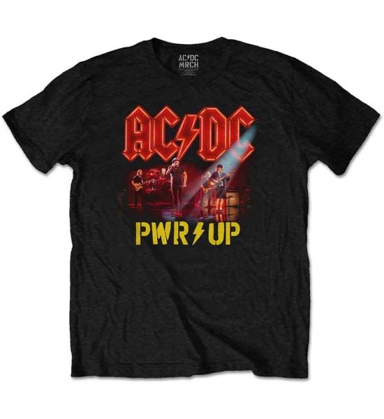 AC/DC: Neon Live - Black T-Shirt