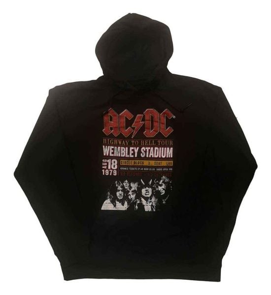 AC/DC: Wembley '79 - Black Pullover Hoodie