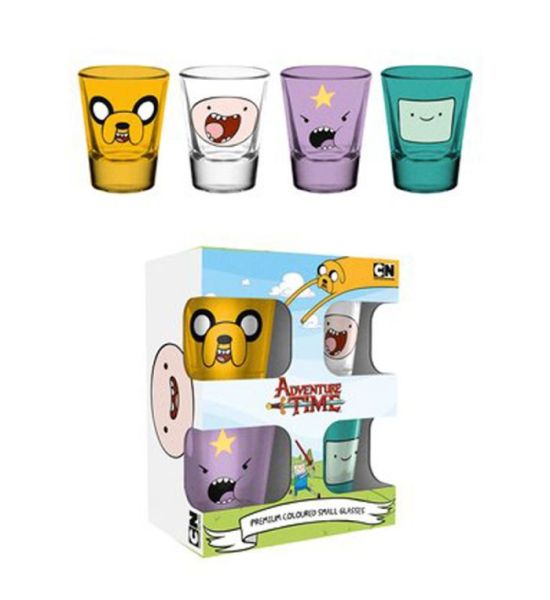 Adventure Time: Finn & Jake Shot Glasses - Set of 4 Preorder