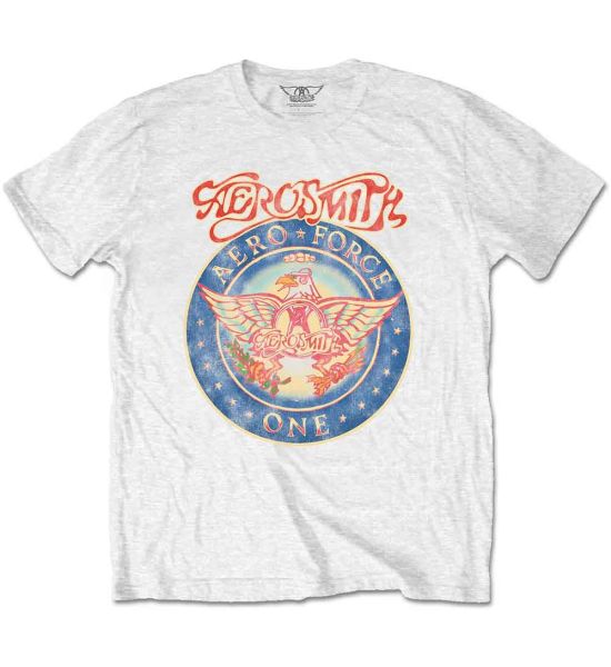 Aerosmith: Aero Force - White T-Shirt