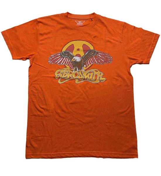 Aerosmith: Eagle - Orange T-Shirt