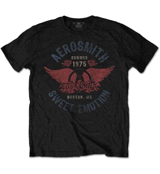 Aerosmith: Sweet Emotion - Black T-Shirt