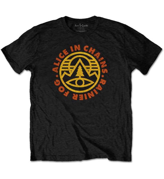 Alice in Chains: Pine Emblem - Black T-Shirt