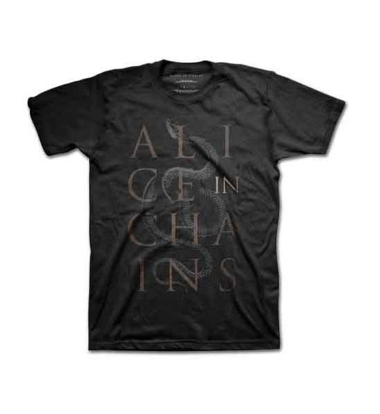 Alice In Chains: Snakes - Black T-Shirt