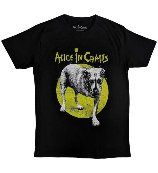 Alice In Chains: Three-Legged Dog v2 - Black T-Shirt