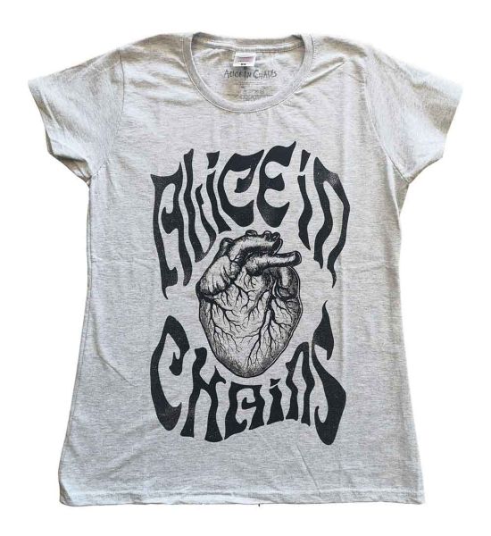 Alice In Chains: Transplant - Ladies Heather Grey T-Shirt