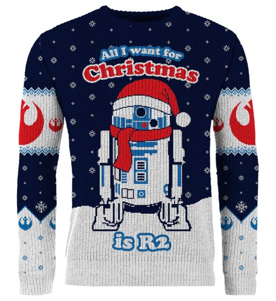 Star Wars: All I Want For Christmas Is R2 Ugly Christmas Sweater